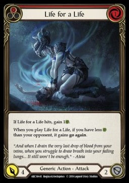 Life for a Life (Red) (Normal) - Arcane Rising - First (Rare) [ARC-F-ARC164-R]