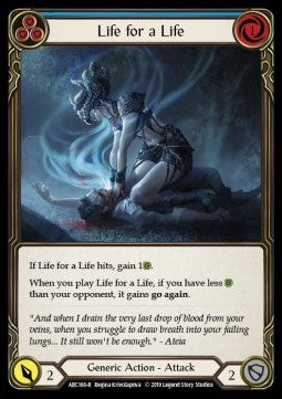 Life for a Life (Blue) (Normal) - Arcane Rising - First (Rare) [ARC-F-ARC166-R]