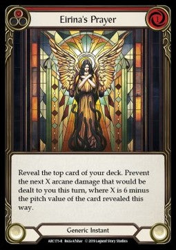 Eirina's Prayer (Red) (Rainbow Foil) - Arcane Rising - First (Rare) [ARC-F-ARC173-R]