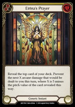 Eirina's Prayer (Yellow) (Rainbow Foil) - Arcane Rising - First (Rare) [ARC-F-ARC174-R]