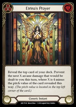 Eirina's Prayer (Blue) (Normal) - Arcane Rising - First (Rare) [ARC-F-ARC175-R]