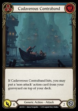 Cadaverous Contraband (Blue) (Rainbow Foil) - Arcane Rising - First (Common) [ARC-F-ARC181-C]