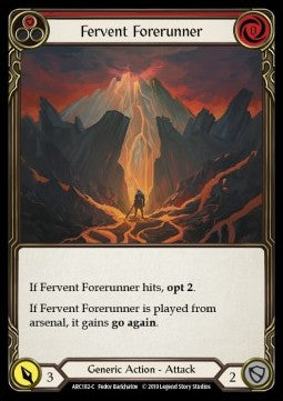 Fervent Forerunner (Red) (Rainbow Foil) - Arcane Rising - First (Common) [ARC-F-ARC182-C]
