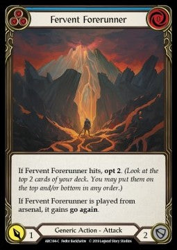 Fervent Forerunner (Blue) (Normal) - Arcane Rising - First (Common) [ARC-F-ARC184-C]