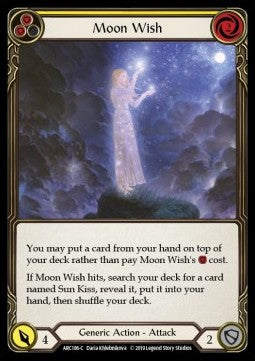 Moon Wish (Yellow) (Normal) - Arcane Rising - First (Common) [ARC-F-ARC186-C]