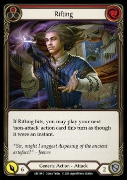 Rifting (Red) (Rainbow Foil) - Arcane Rising - First (Common) [ARC-F-ARC194-C]
