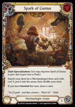 Spark of Genius (Rainbow Foil) - Arcane Rising - Unlimited (Super Rare) [ARC-U-ARC009]
