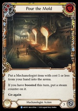 Pour the Mold (Yellow) (Rainbow Foil) - Arcane Rising - Unlimited (Rare) [ARC-U-ARC015]