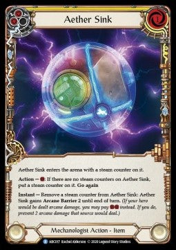 Aether Sink (Rainbow Foil) - Arcane Rising - Unlimited (Rare) [ARC-U-ARC017]