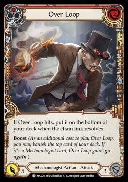 Over Loop (Red) (Rainbow Foil) - Arcane Rising - Unlimited (Common) [ARC-U-ARC020]