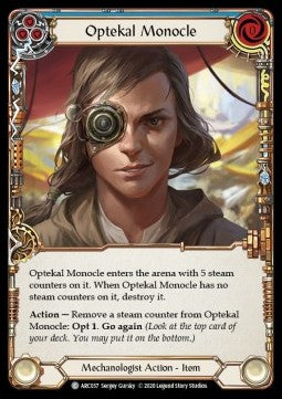 Optekal Monocle (Rainbow Foil) - Arcane Rising - Unlimited (Common) [ARC-U-ARC037]