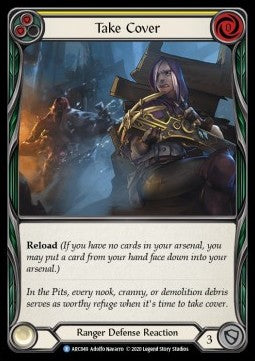 Take Cover (Yellow) (Normal) - Arcane Rising - Unlimited (Rare) [ARC-U-ARC049]