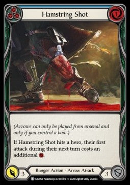 Hamstring Shot (Blue) (Rainbow Foil) - Arcane Rising - Unlimited (Common) [ARC-U-ARC062]