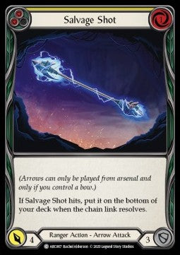 Salvage Shot (Yellow) (Rainbow Foil) - Arcane Rising - Unlimited (Common) [ARC-U-ARC067]
