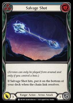 Salvage Shot (Blue) (Rainbow Foil) - Arcane Rising - Unlimited (Common) [ARC-U-ARC068]