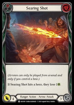 Searing Shot (Red) (Normal) - Arcane Rising - Unlimited (Common) [ARC-U-ARC069]