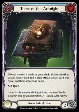 Tome of the Arknight (Rainbow Foil) - Arcane Rising - Unlimited (Super Rare) [ARC-U-ARC084]