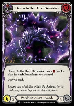 Drawn to the Dark Dimension (Red) (Normal) - Arcane Rising - Unlimited (Common) [ARC-U-ARC097]