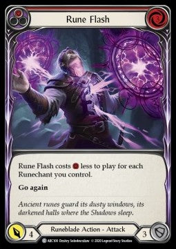Rune Flash (Red) (Normal) - Arcane Rising - Unlimited (Common) [ARC-U-ARC100]