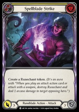 Spellblade Strike (Yellow) (Normal) - Arcane Rising - Unlimited (Common) [ARC-U-ARC104]