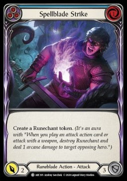 Spellblade Strike (Blue) (Normal) - Arcane Rising - Unlimited (Common) [ARC-U-ARC105]