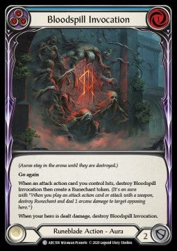Bloodspill Invocation (Blue) (Normal) - Arcane Rising - Unlimited (Common) [ARC-U-ARC108]
