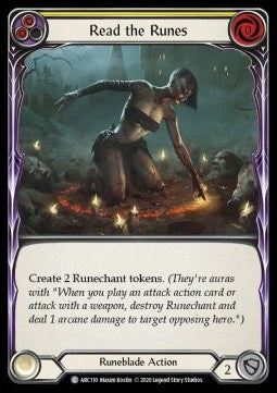 Read the Runes (Yellow) (Normal) - Arcane Rising - Unlimited (Common) [ARC-U-ARC110]