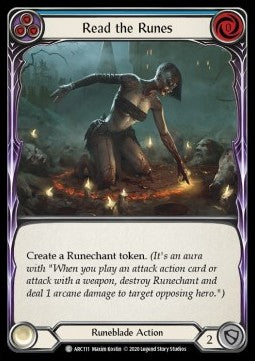 Read the Runes (Blue) (Normal) - Arcane Rising - Unlimited (Common) [ARC-U-ARC111]
