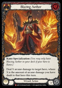 Blazing Aether (Rainbow Foil) - Arcane Rising - Unlimited (Majestic) [ARC-U-ARC118]