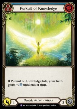 Pursuit of Knowledge (Rainbow Foil) - Arcane Rising - Unlimited (Super Rare) [ARC-U-ARC161]