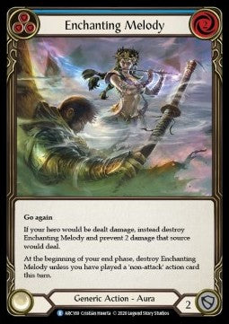 Enchanting Melody (Blue) (Rainbow Foil) - Arcane Rising - Unlimited (Rare) [ARC-U-ARC169]