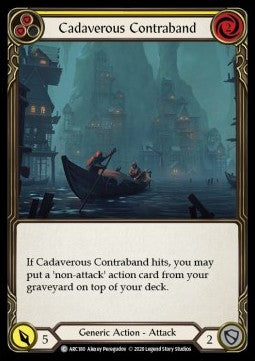 Cadaverous Contraband (Yellow) (Normal) - Arcane Rising - Unlimited (Common) [ARC-U-ARC180]