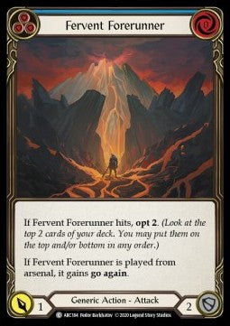 Fervent Forerunner (Blue) (Normal) - Arcane Rising - Unlimited (Common) [ARC-U-ARC184]