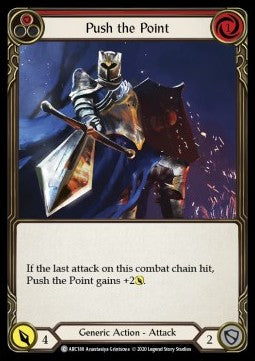 Push the Point (Red) (Normal) - Arcane Rising - Unlimited (Common) [ARC-U-ARC188]