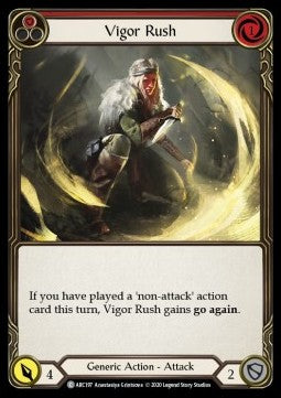 Vigor Rush (Red) (Normal) - Arcane Rising - Unlimited (Common) [ARC-U-ARC197]