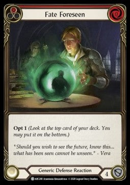 Fate Foreseen (Red) (Normal) - Arcane Rising - Unlimited (Common) [ARC-U-ARC200]