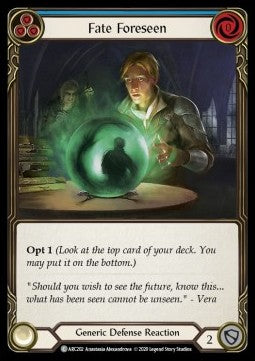 Fate Foreseen (Blue) (Normal) - Arcane Rising - Unlimited (Common) [ARC-U-ARC202]