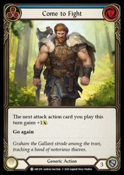 Come to Fight (Blue) (Normal) - Arcane Rising - Unlimited (Common) [ARC-U-ARC205]