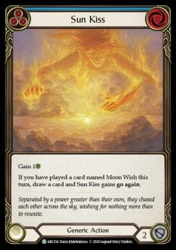 Sun Kiss  (Blue) (Rainbow Foil) - Arcane Rising - Unlimited (Common) [ARC-U-ARC214]
