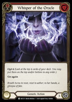Whisper of the Oracle (Red) (Normal) - Arcane Rising - Unlimited (Common) [ARC-U-ARC215]