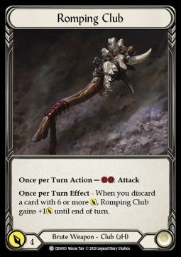 Romping Club (Normal) - Crucible of War - First (Common) [CRU-F-CRU003]