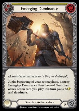 Emerging Dominance (Yellow) (Normal) - Crucible of War - First (Common) [CRU-F-CRU039]
