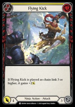 Flying Kick (Yellow) (Normal) - Crucible of War - First (Common) [CRU-F-CRU070]