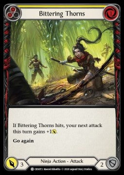Bittering Thorns (Rainbow Foil) - Crucible of War - First (Common) [CRU-F-CRU072]