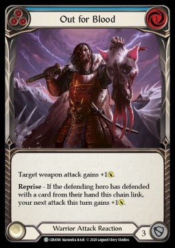 Out for Blood (Blue) (Normal) - Crucible of War - First (Common) [CRU-F-CRU090]