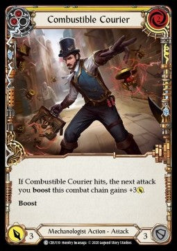 Combustible Courier (Yellow) (Normal) - Crucible of War - First (Common) [CRU-F-CRU110]