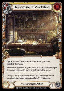 Teklovossen's Workshop (Yellow) (Normal) - Crucible of War - First (Common) [CRU-F-CRU116]