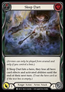 Sleep Dart (Red) (Rainbow Foil) - Crucible of War - First (Common) [CRU-F-CRU132]