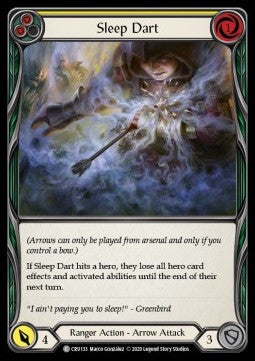 Sleep Dart (Yellow) (Normal) - Crucible of War - First (Common) [CRU-F-CRU133]