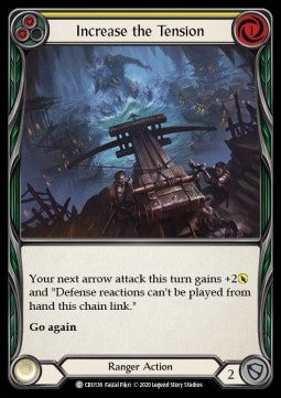 Increase the Tension (Yellow) (Rainbow Foil) - Crucible of War - First (Common) [CRU-F-CRU136]